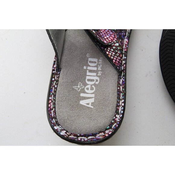 Alegria Lotti Sandals Shoes Multi Color Az 38 8-8.5 - Picture 6 of 16